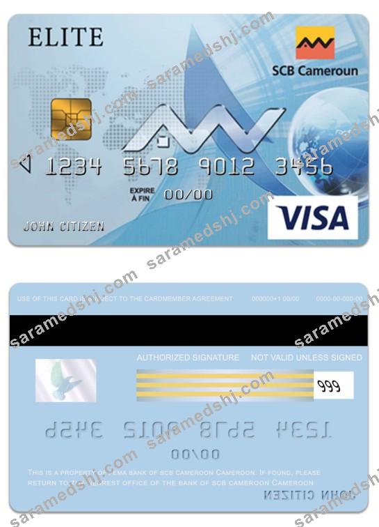 Cameroon SCB bank visa elite card